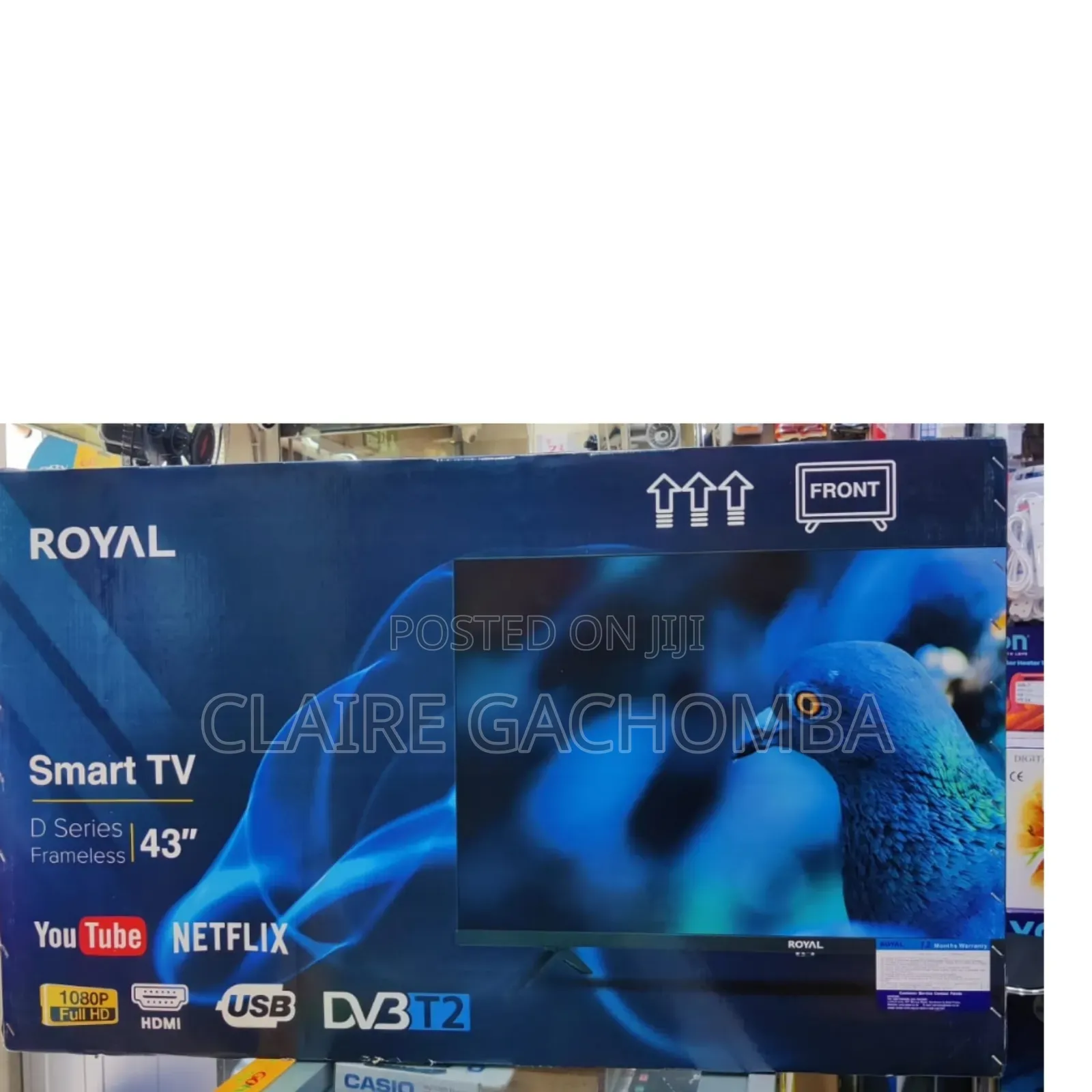 *Royal 43" Smart Android With Bluetooth Television