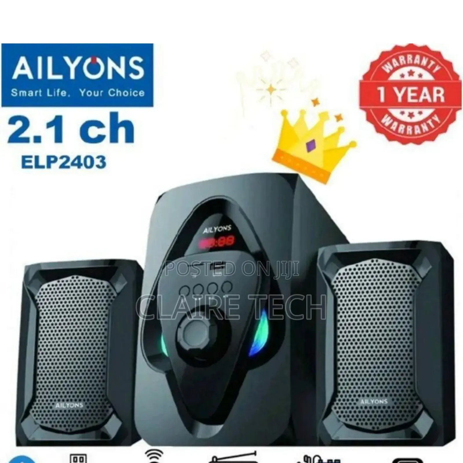 2.1ch 2.1ch Ailyons Subwoofer System