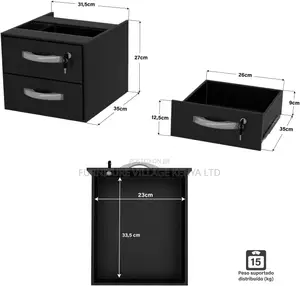 1200mm Home Office Study Desk With Drawers