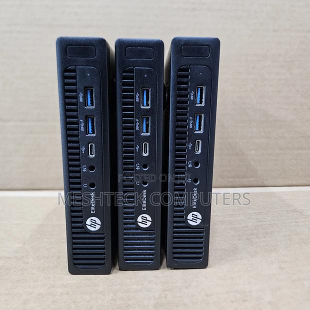 Desktop Computer HP EliteDesk 800 8GB Intel Core I5 SSD 256GB - thumbnail 3