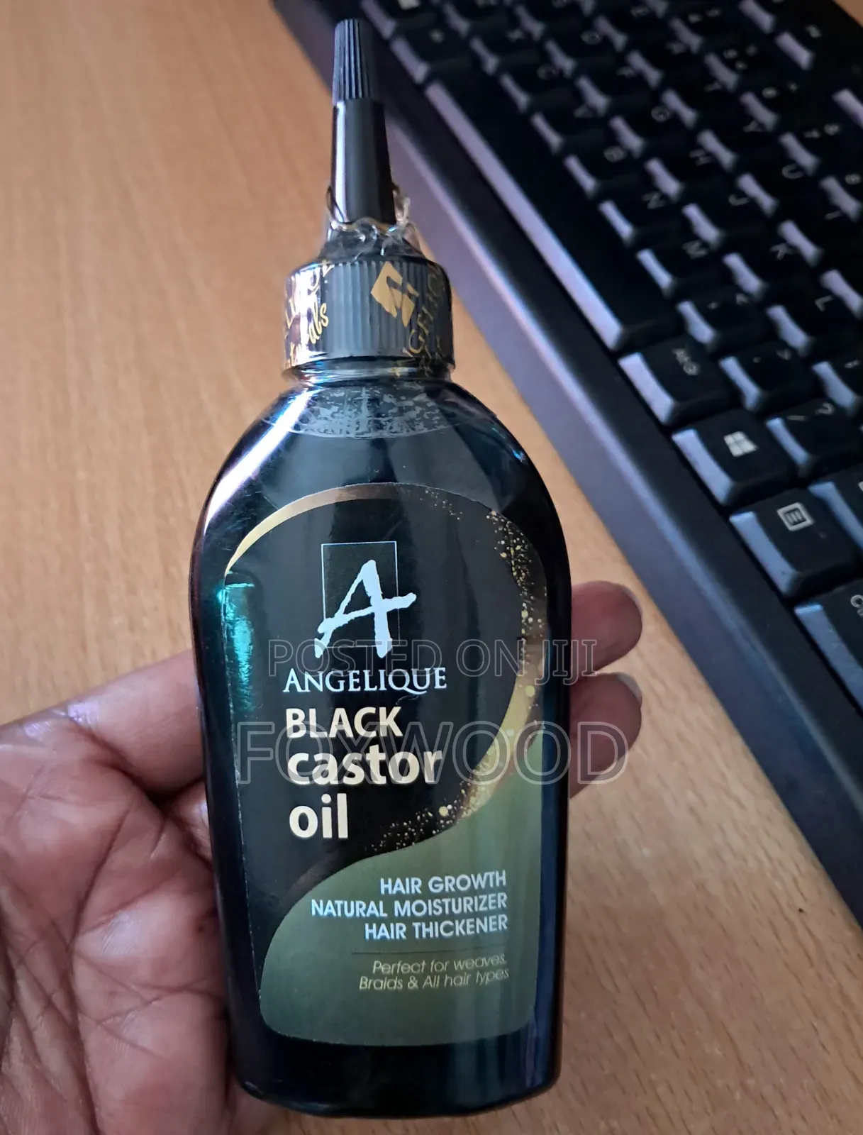 Angelique Pure Black Castor Oil 100ml