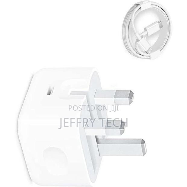 iPhone Charger Head 20w With Cable Type C to Lightning for A