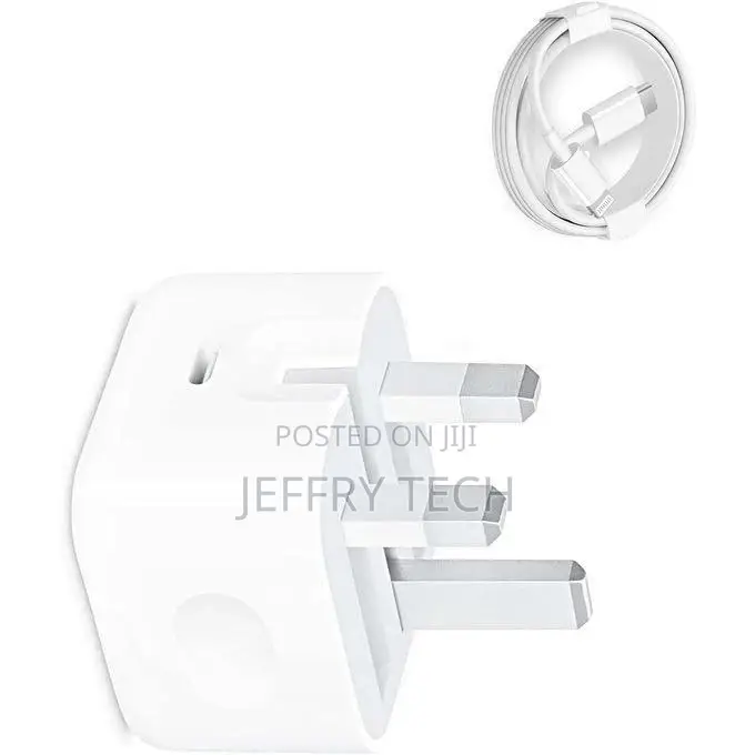 iPhone Charger Head 20w With Cable Type C to Lightning for A