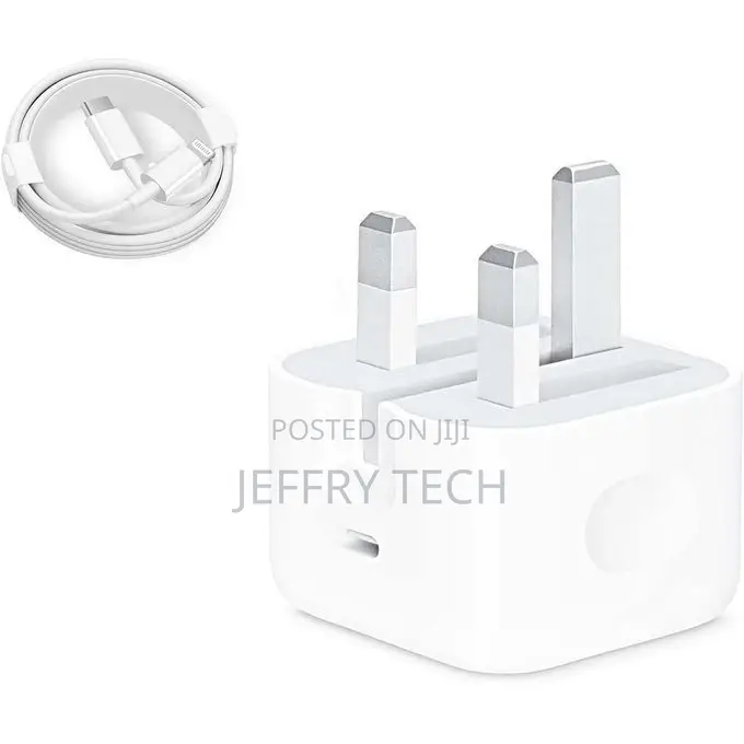 iPhone Charger Head 20w With Cable Type C to Lightning for A