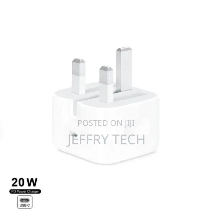 Triple Charger Head 20W Foldable, With a Type-C Port - Compa