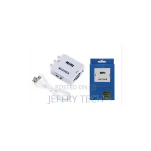 AV2VG Video Converter Mini VGA to AV Adapter Connectors VGA2