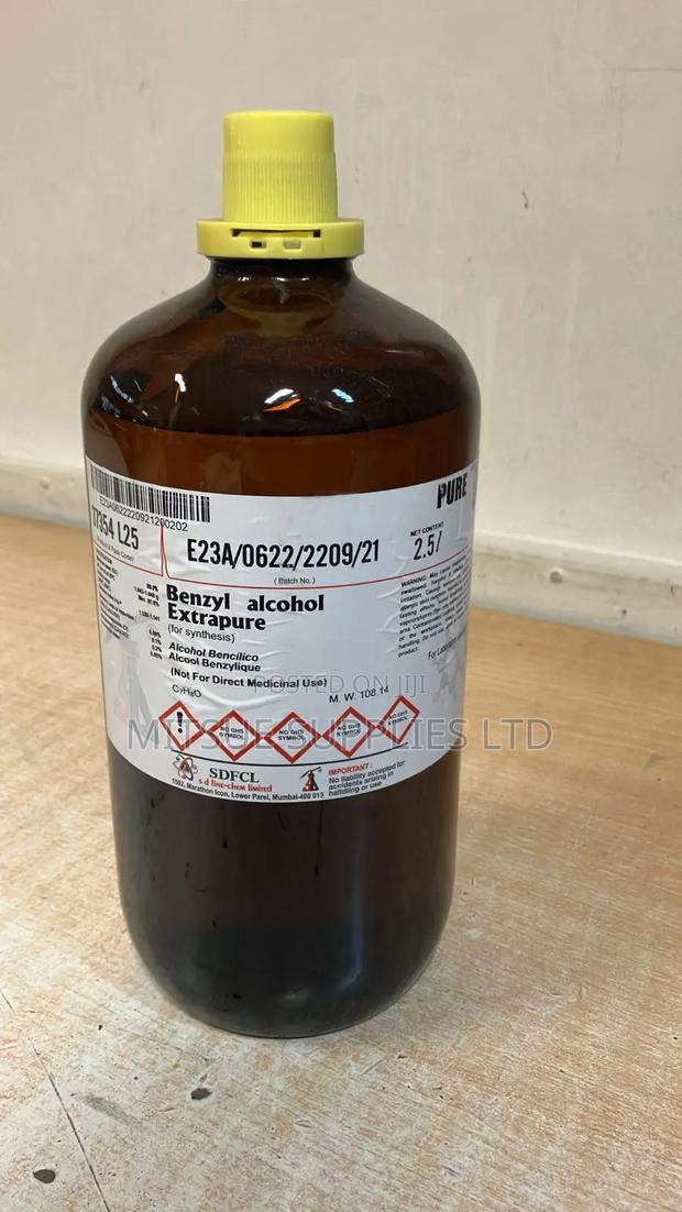 Benzyl Alcohol Extra Pure 2.5L SDFINE - thumbnail 2