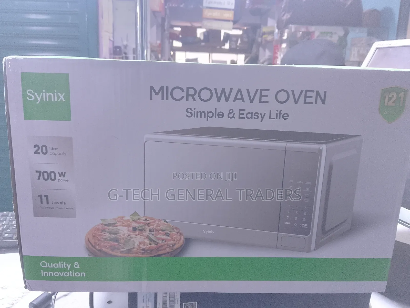 Microwave! Syinix 20l Double Glass Digital Microwave Oven