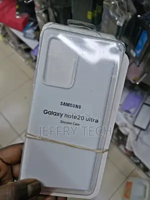 For Samsung Galaxy Note20 Ultra Silicone Case -Gray-