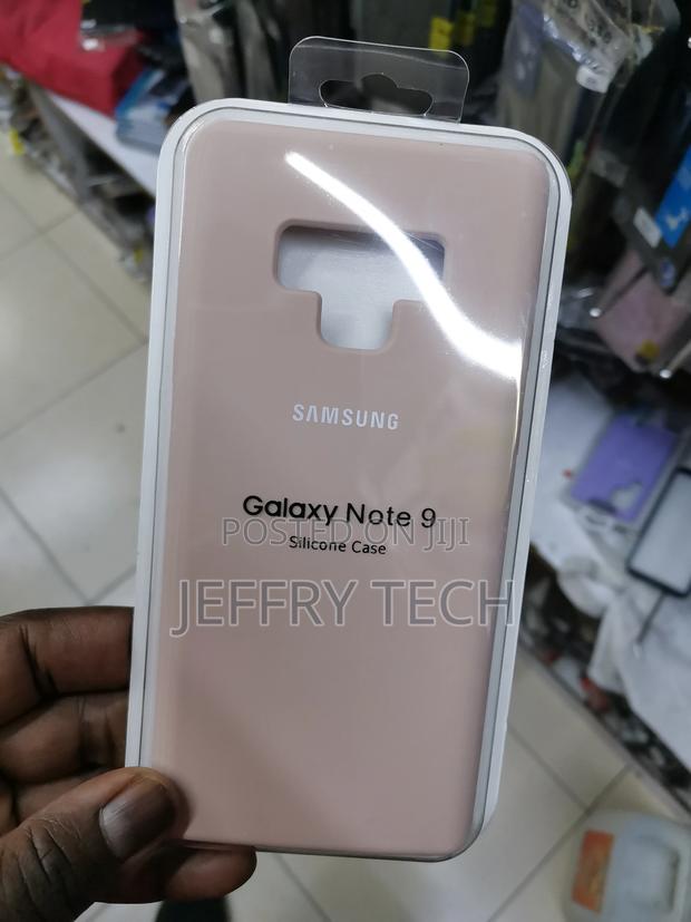 Silicone Case Cover for Samsung Note 9 -Beige- - main view