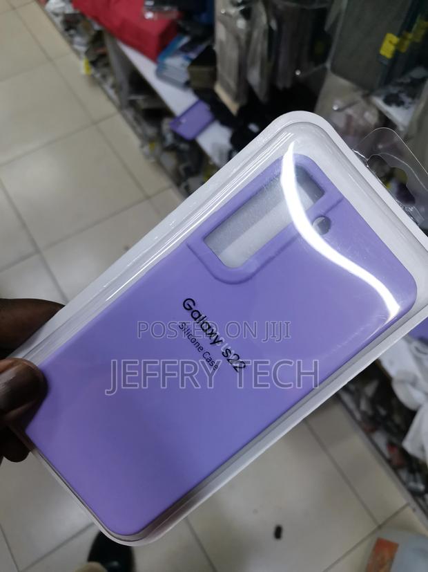 Silicone Case Cover for Samsung S22 -Purple- - thumbnail 2