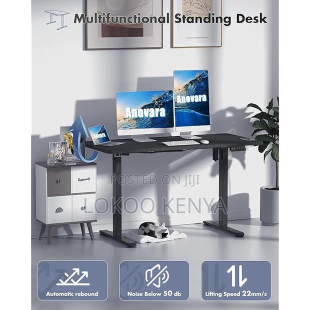 Clerical Desk: 1600mm Electric Height Adjustable Desk - main view