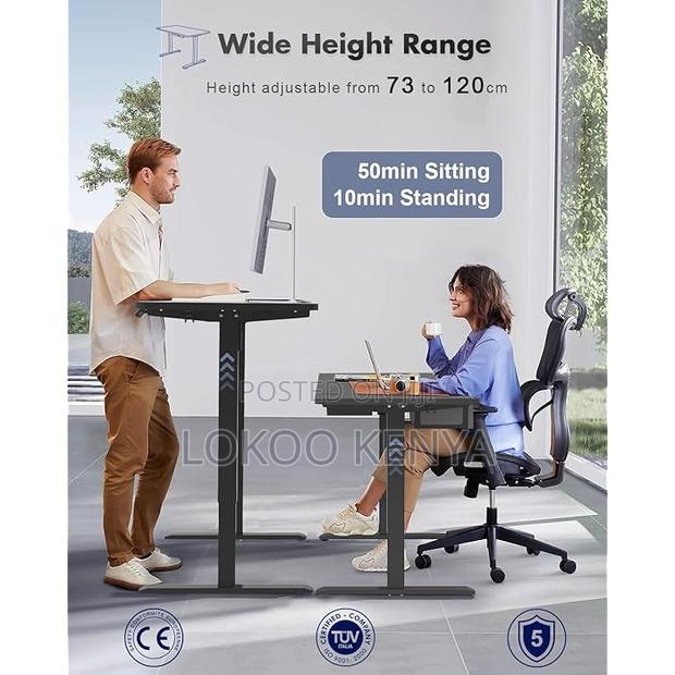 Clerical Desk: 1600mm Electric Height Adjustable Desk - thumbnail 4