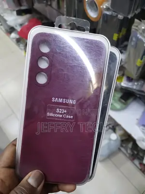 SAMSUNG Galaxy S23+ Silicone Case -Burgundy-