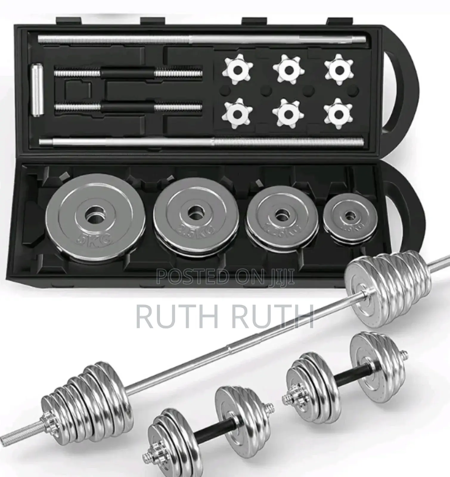 Brandbnew Full Set KIT 50kg Chrome Dumbells