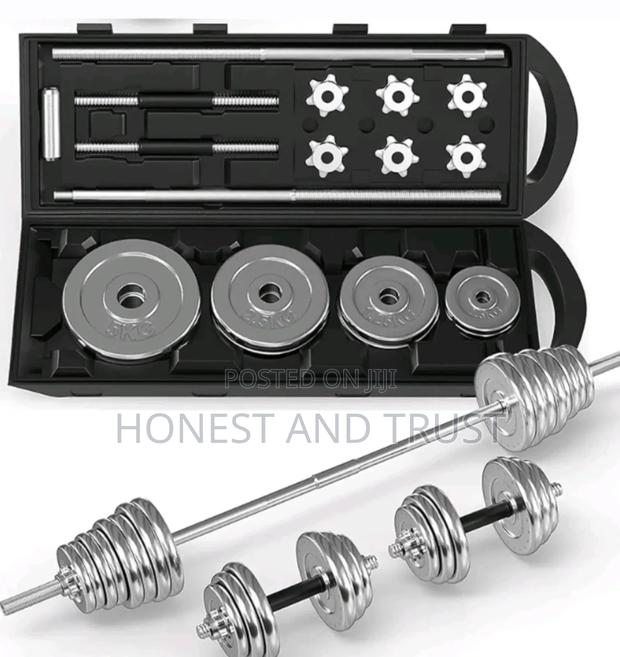 Brandbnew Full Set KIT 50kg Chrome Dumbells