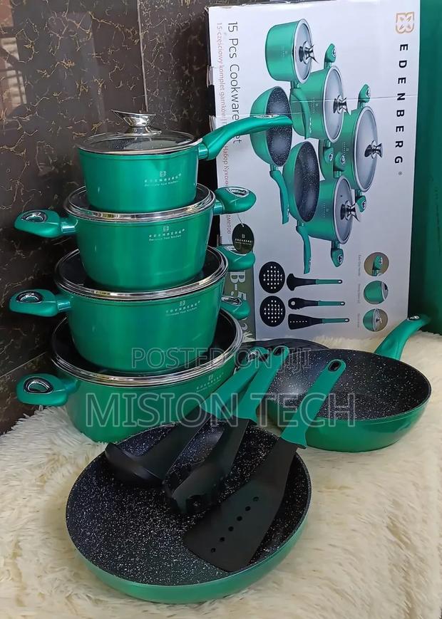 15pcs Edenburg Cookware Set - main view