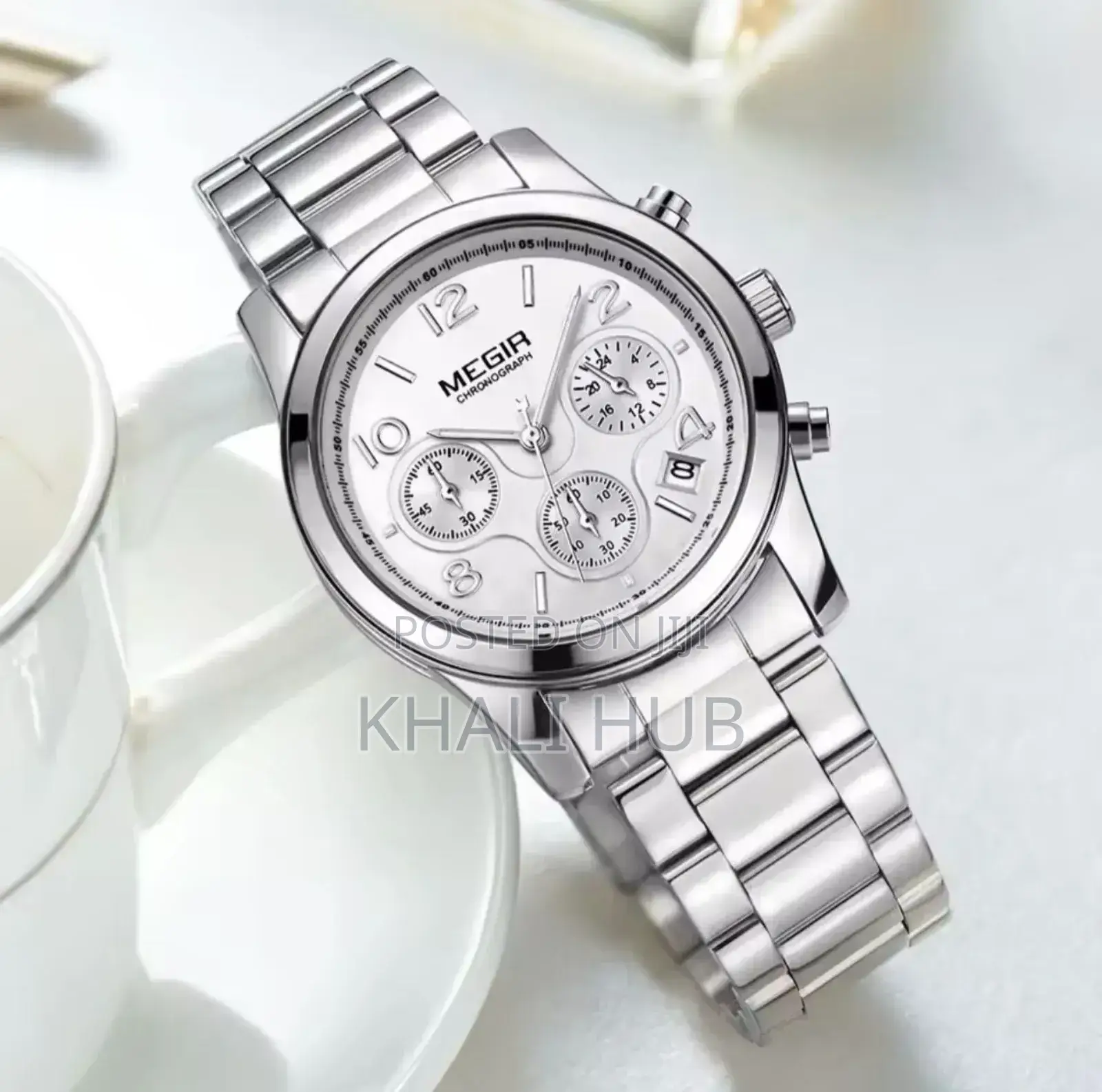 Ladies, Chronograph Watch, Stainless Watch