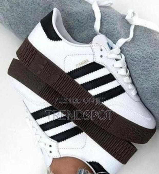 Addidas Samba White and Black Double Sole - thumbnail 3