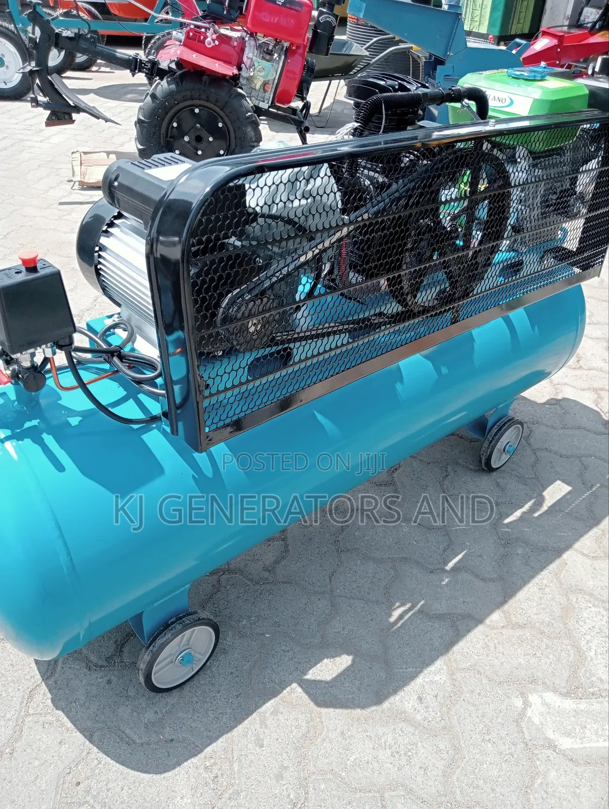 Milano Both Electric and Petrol Compressor 200l