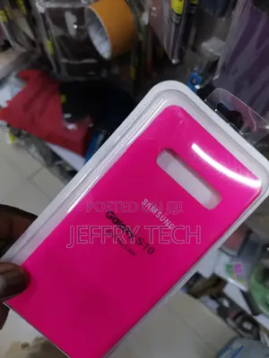 Silicone Cover for Samsung Galaxy S10 -Pink-