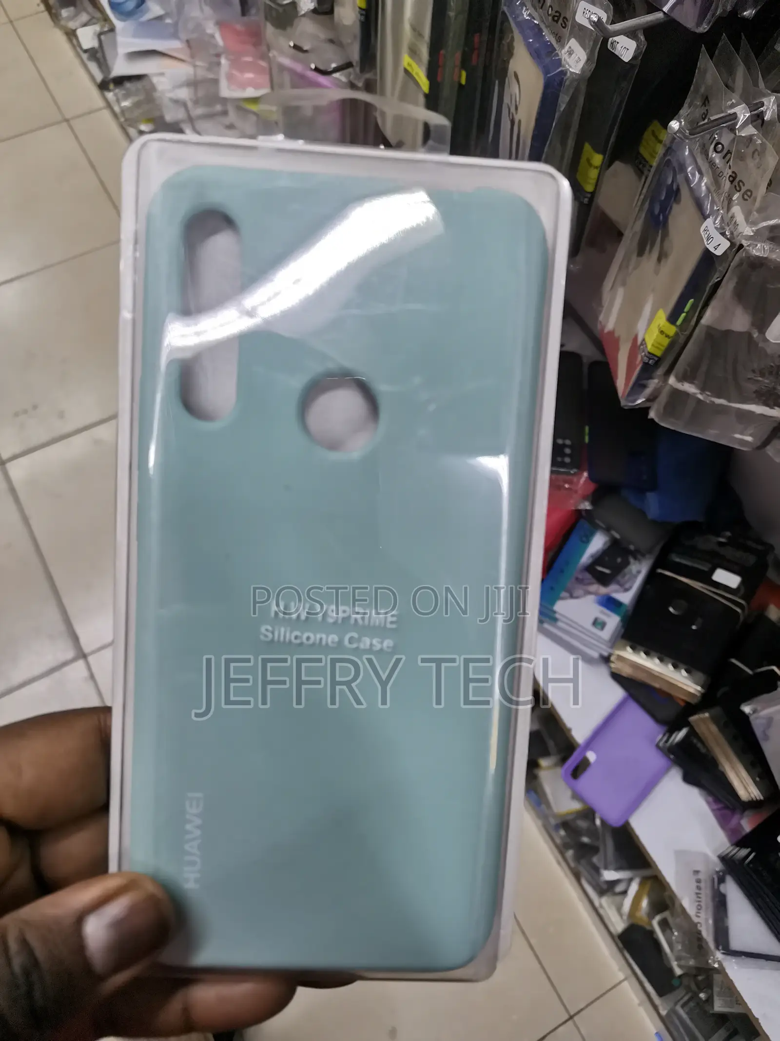 Silicone Case for Huawei Y9 Prime -Green-