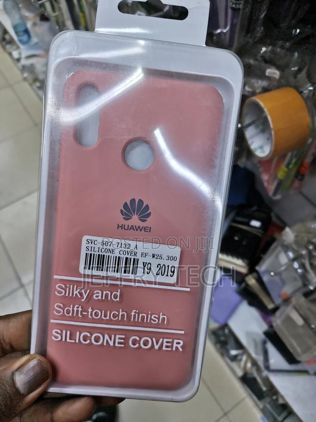 Silicone Case for Huawei Y9 2019 -Beige-