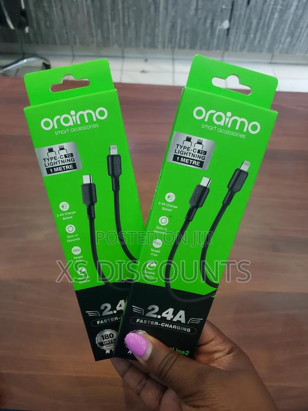Oraimo Fastline 2 Type- C to Lightning Data Cable!!