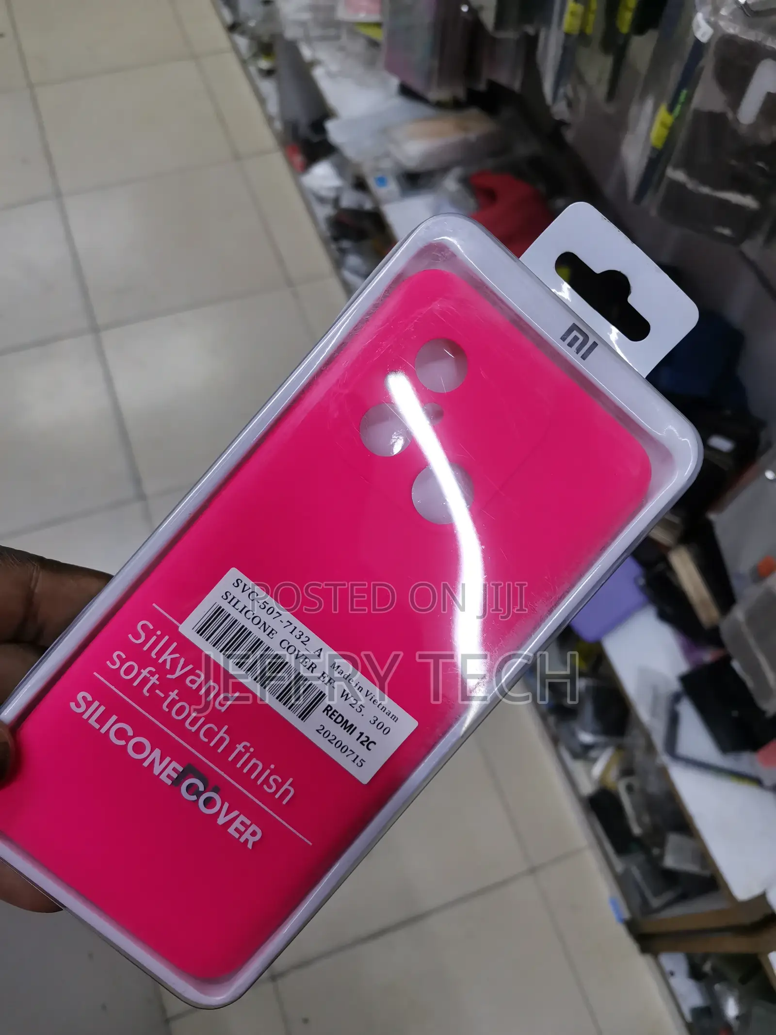 Soft Sillicone Cover for Xiaomi Redmi 12C -Pink-