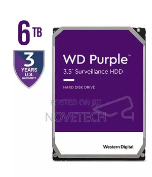 New WD Purple 6TB Harddisk Surveillance CCTV HDD