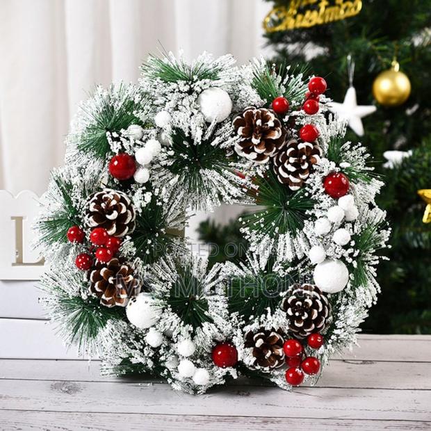 32 Cm Front Door Christmas Wreath - thumbnail 3