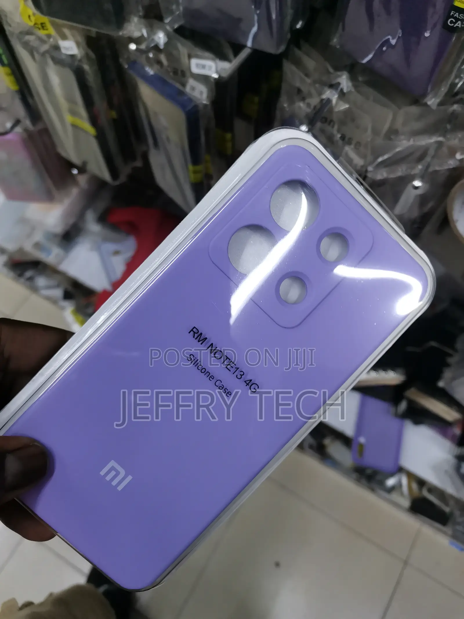 Phone Case for Xiaomi Redmi Note 13 4G Case -Purple-