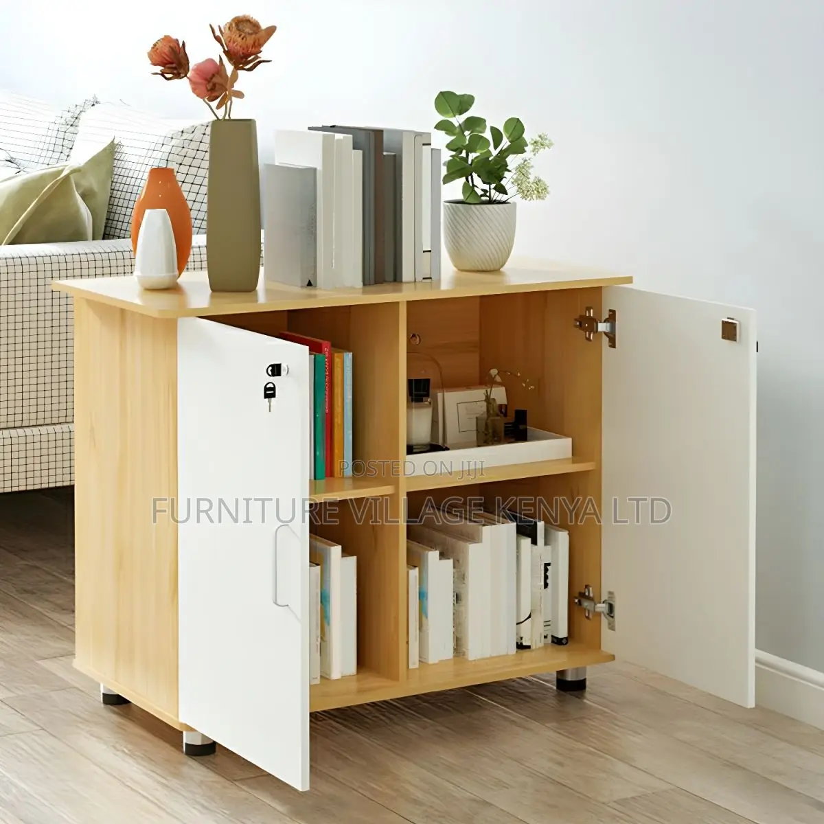 Office Cabinet; 2-Door Executive Wooden Cabinet