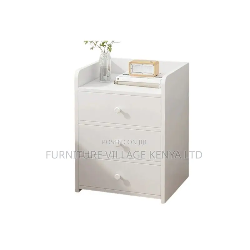 Filing Cabinet With Drawers and Wooden Frame