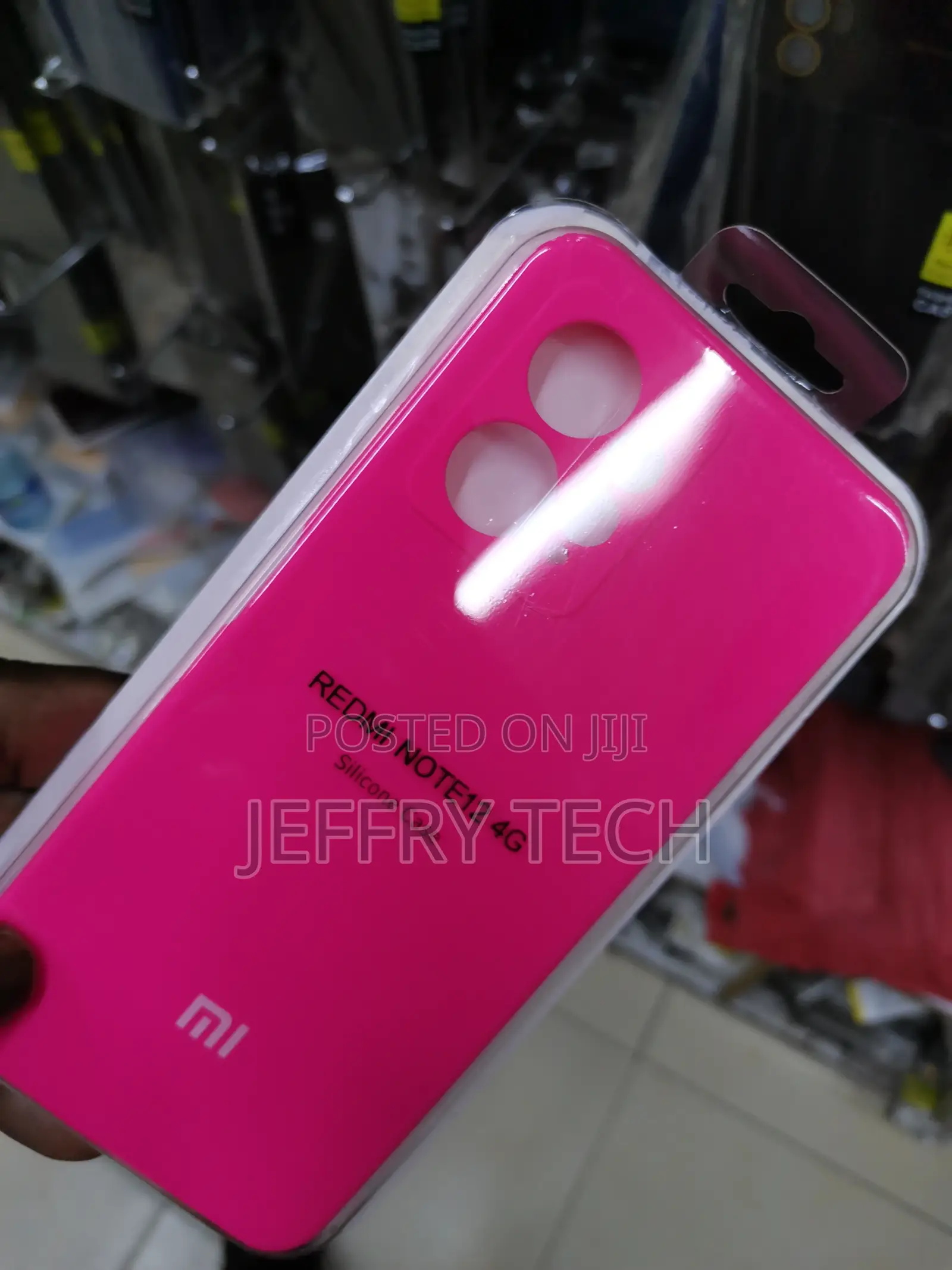 Silicone Case for Xiaomi Redmi Note 12 4G -Pink-