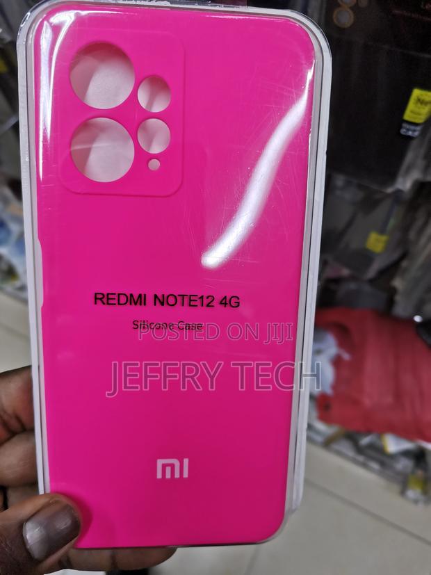 Silicone Case for Xiaomi Redmi Note 12 4G -Pink- - thumbnail 3