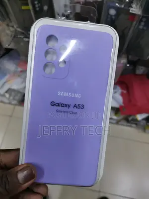 Silicone Case for Galaxy A53 -Purple-