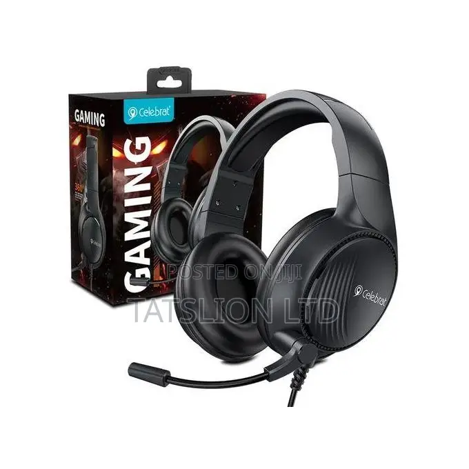 Celebrat Gm5 Headband RGB Lights Wired Gaming Headphones