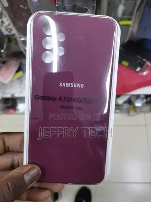 Liquid Silicone Case for Galaxy A71 5G\4g -Burgungy-