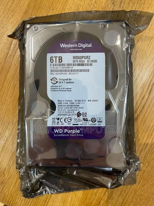 WD Purple 6TB Surveillance Internal Hard Disk Drive - main view