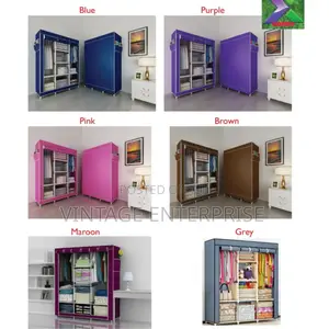 Metallic 3 Column Wardrobe