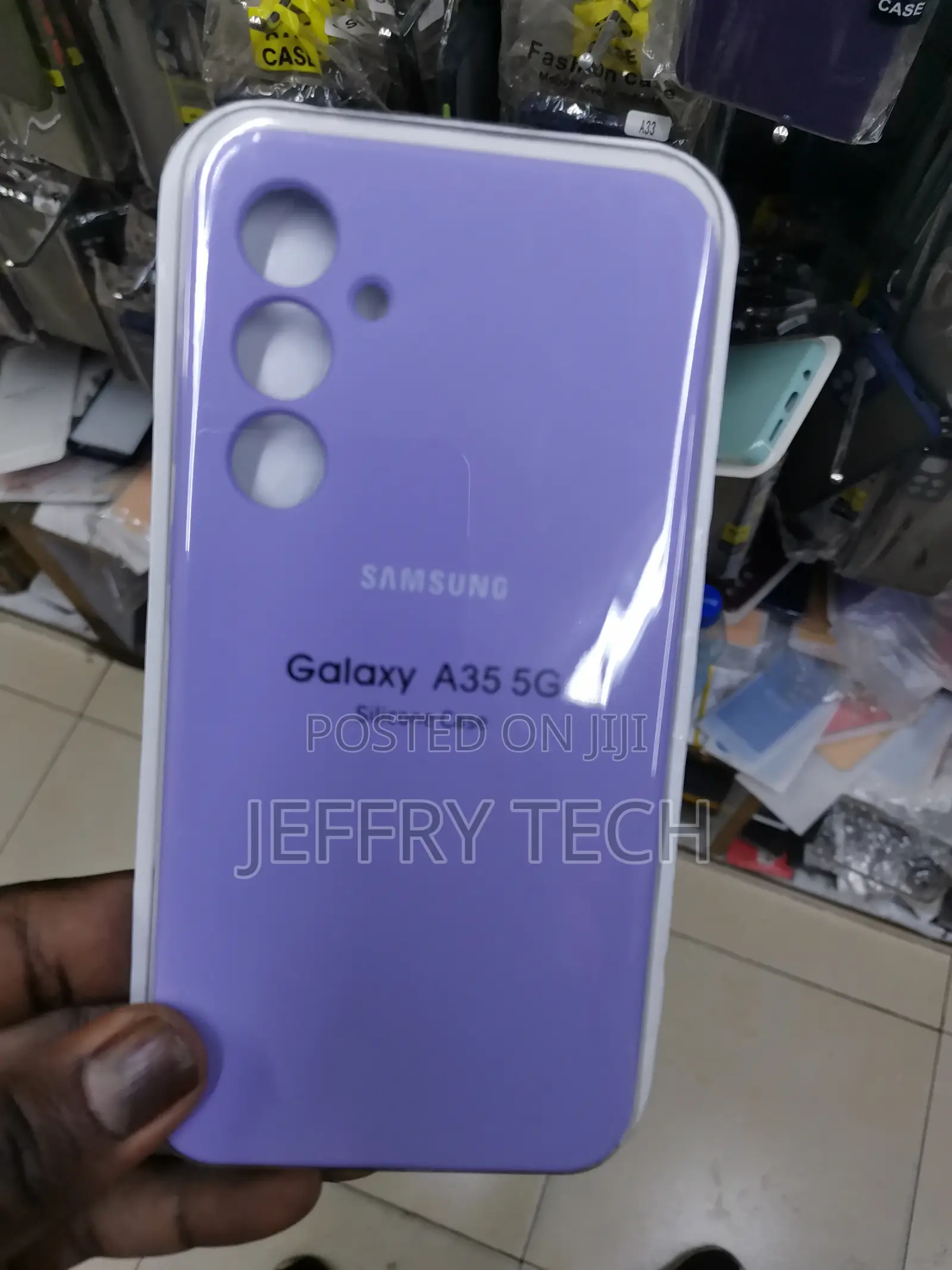 Samsung Galaxy A35 5G Silicone Phone -Purple-