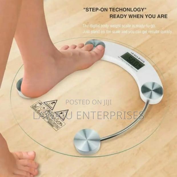 Thick Tempered Glass Digital Weighing Scale
