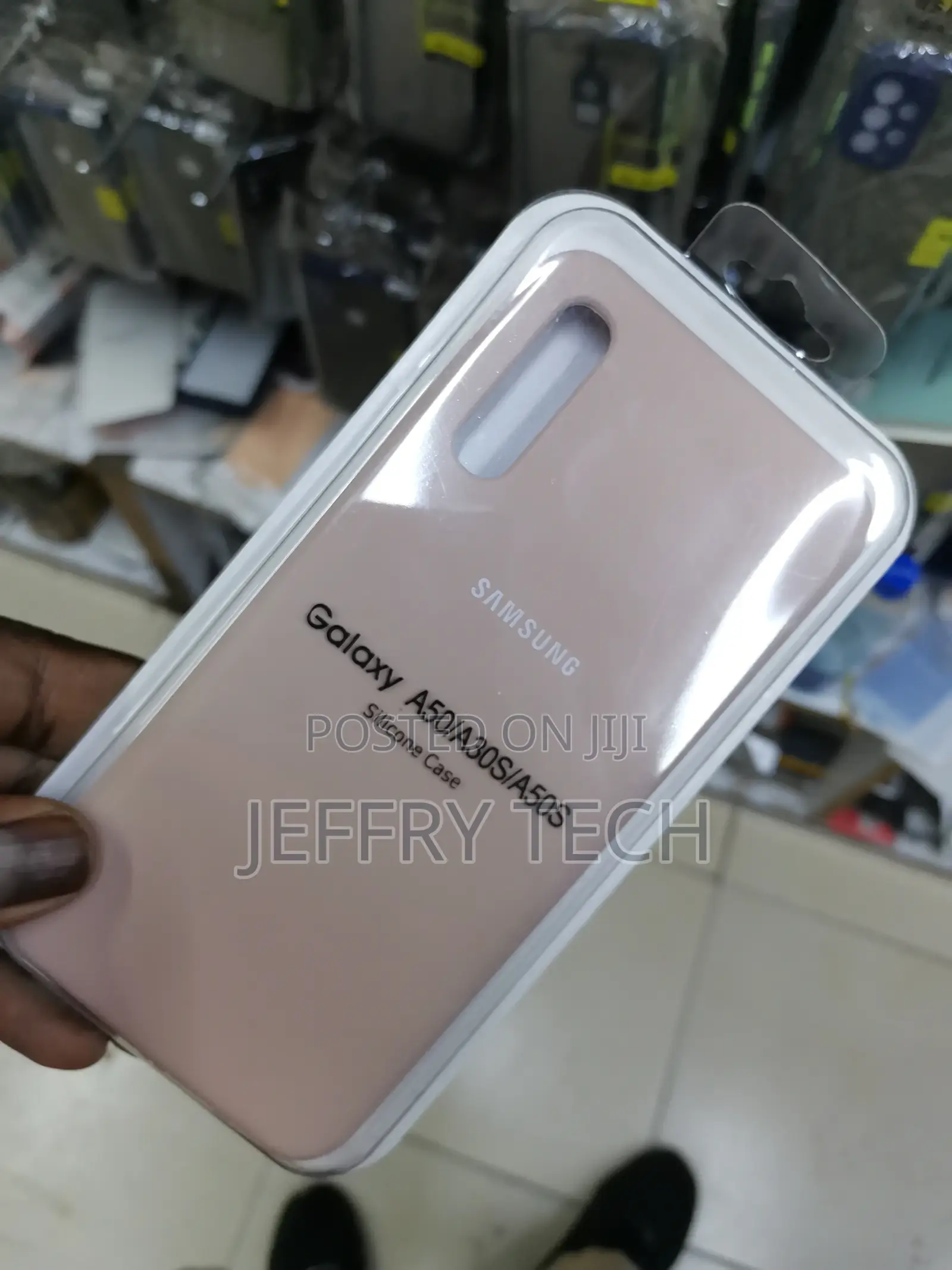 Silicone Covercompatible With Samsung A50/A50s/A30s -Beige-