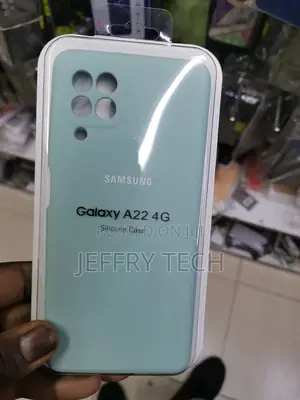 Galaxy A22 4G Silicone Case -Green-
