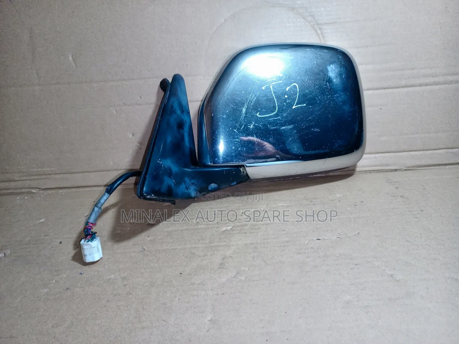 Left Hand Side Prado 95 Chrome Power Sidemirror With Socket