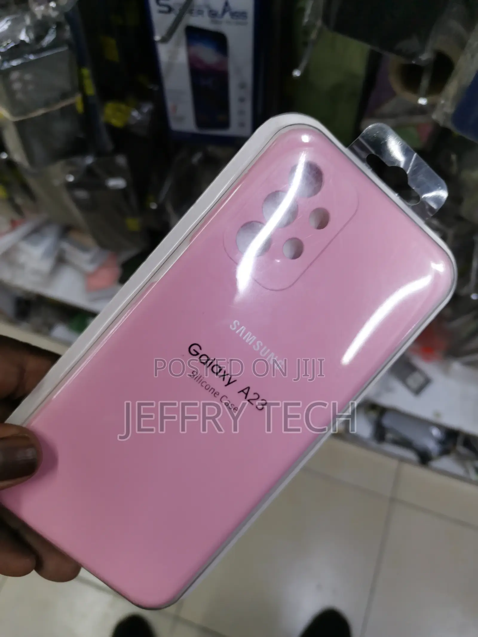 Silicone Case for Samsung A23 -Pink-