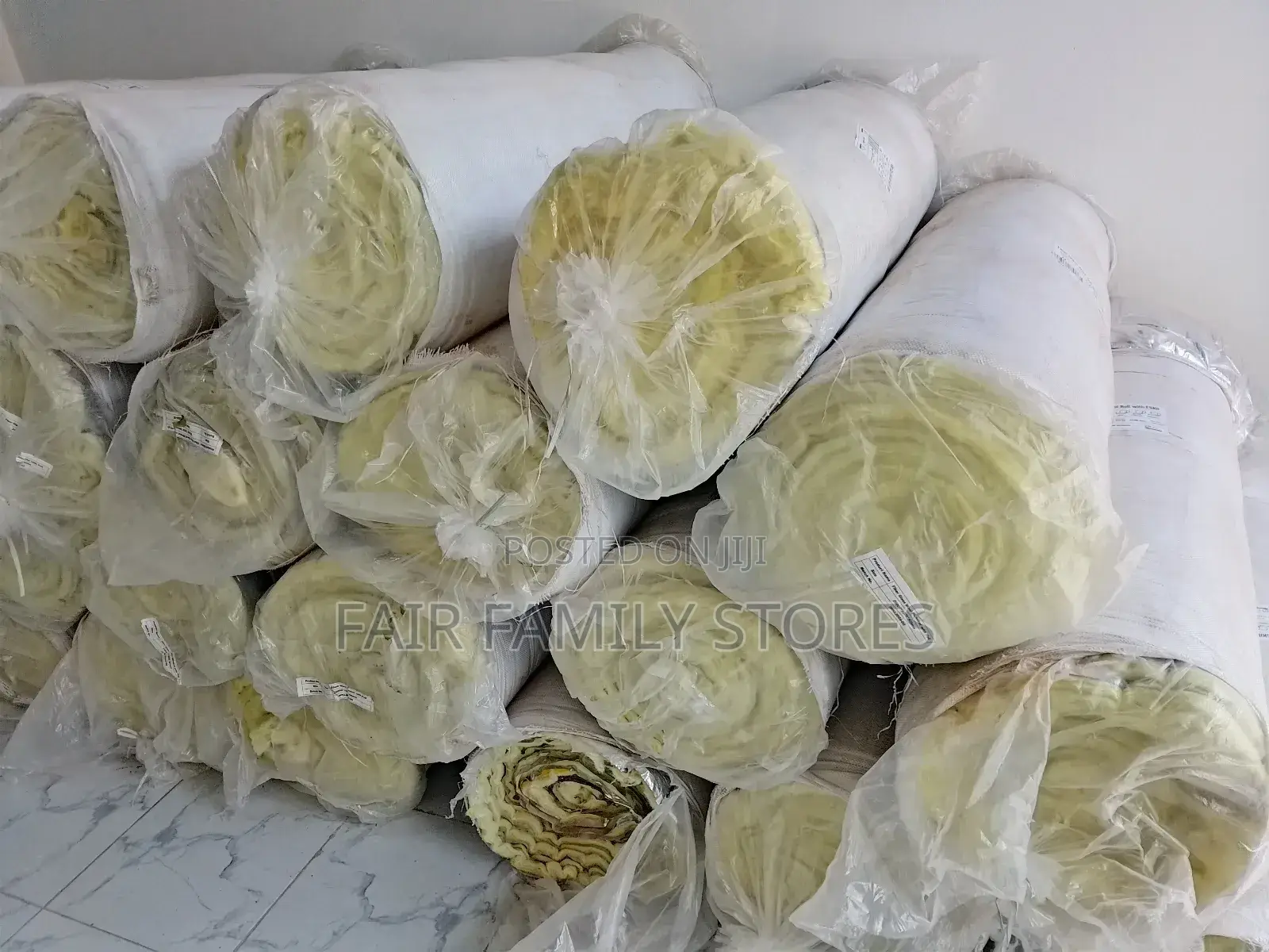 Fiber Glass Wool. Per Roll