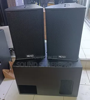 18inch Bass Speaker With Two 12inch  Nexo Midrange Speakers