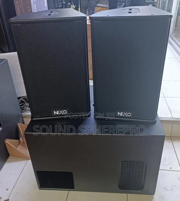 18inch Bass Speaker With Two 12inch  Nexo Midrange Speakers